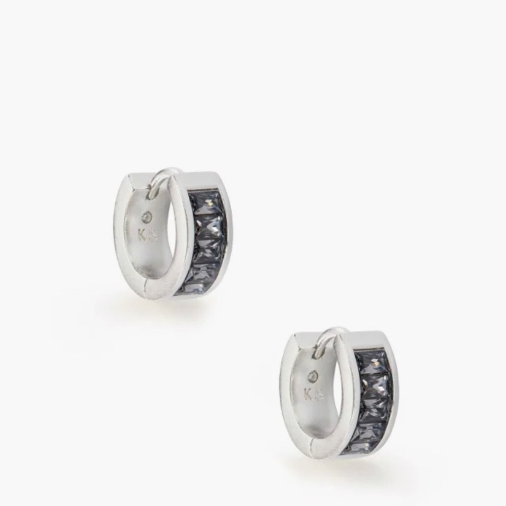 Kendra Scott Jack Silver Huggie Earrings